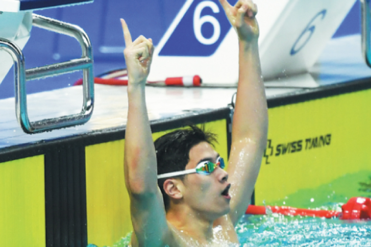 ความมุ่งมั่นของนักว่ายชาวจีนในวงการว่ายน้ำโลก